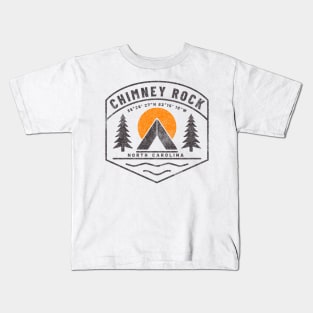 Visiting NC Mountain Cities Chimney Rock, NC Kids T-Shirt